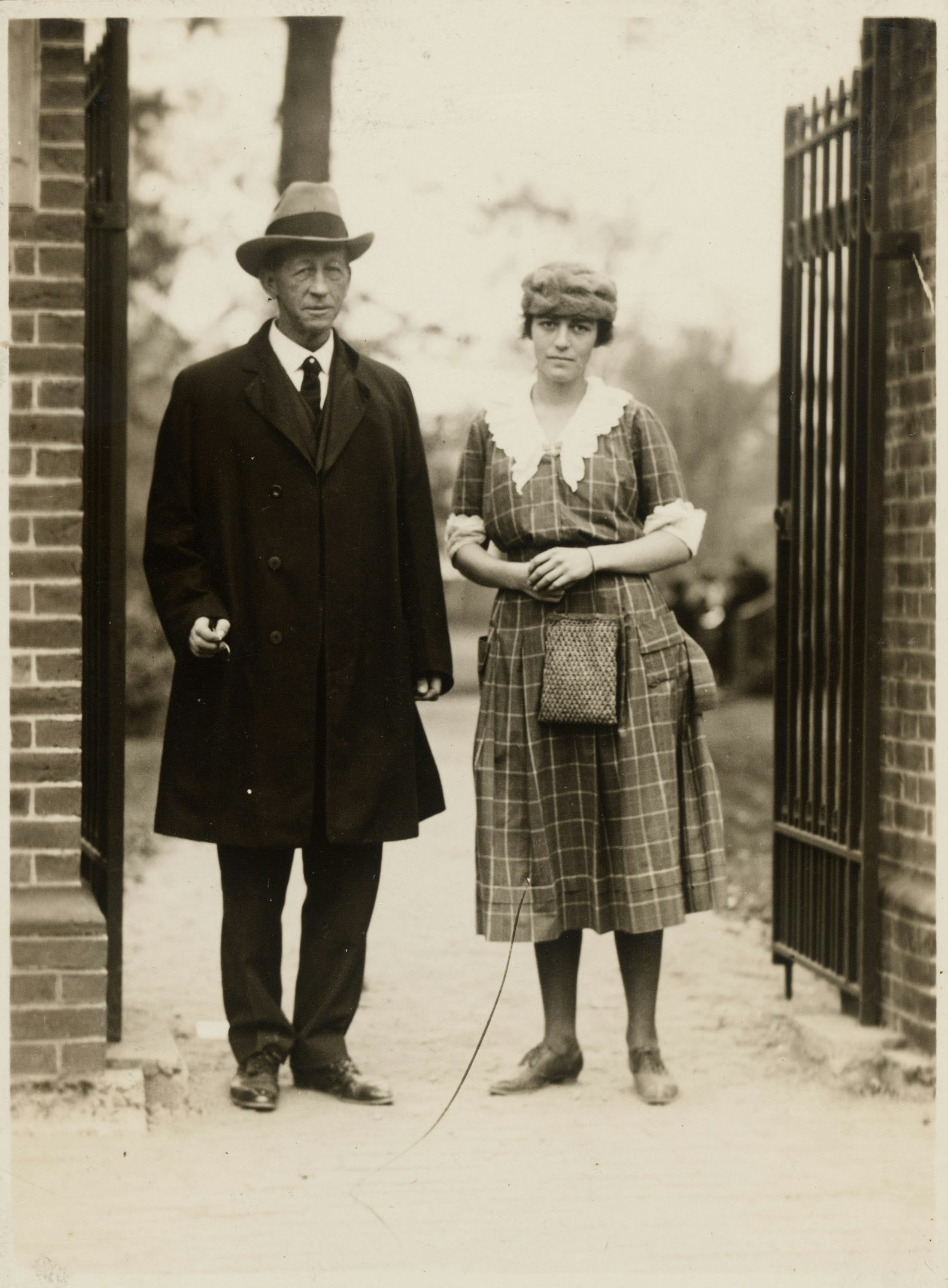 Portrait of Le Baron Russell Briggs and Helen Curtis