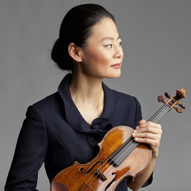 Portrait of violinist Midori