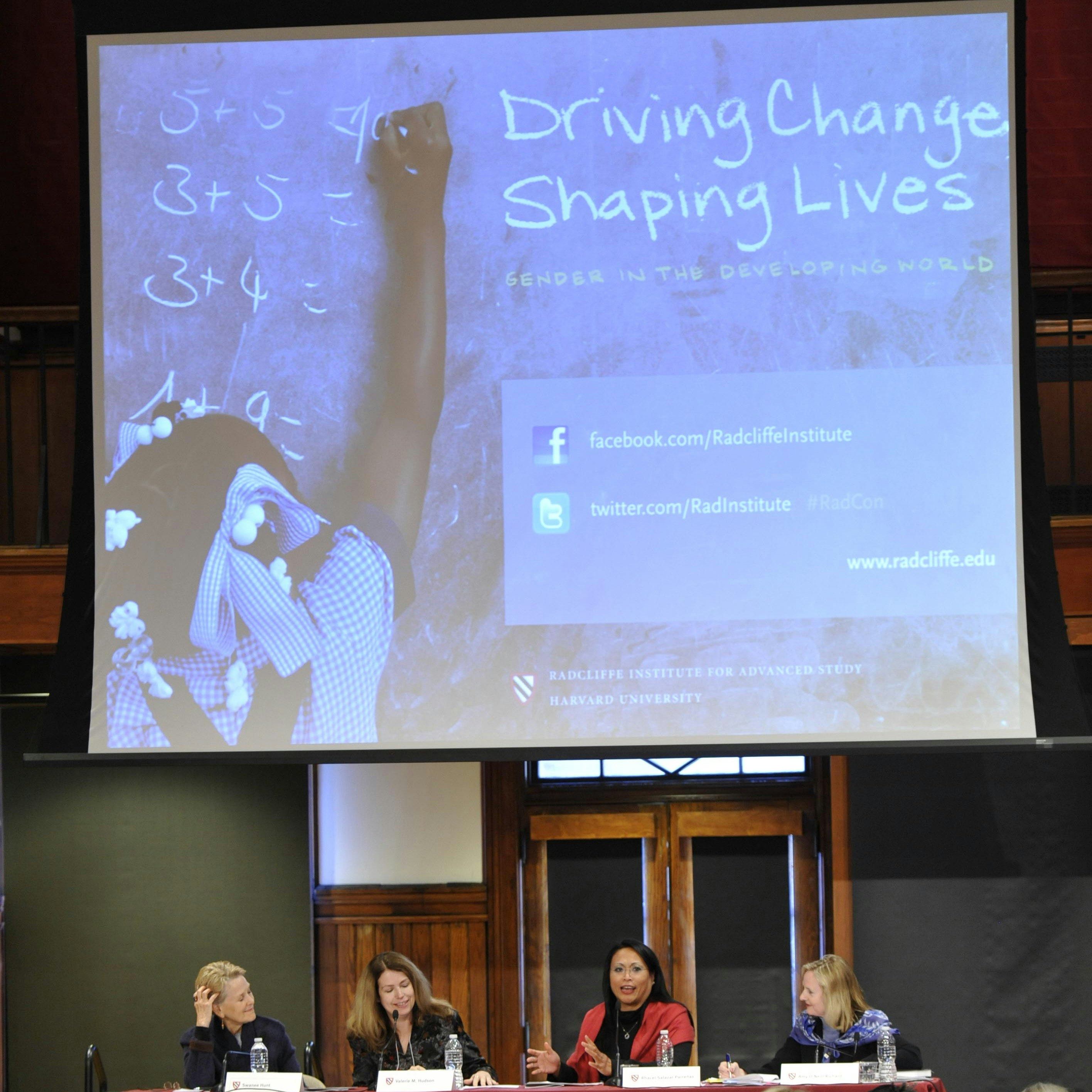 Panel at "Driving Change, Shaping Lives" conference