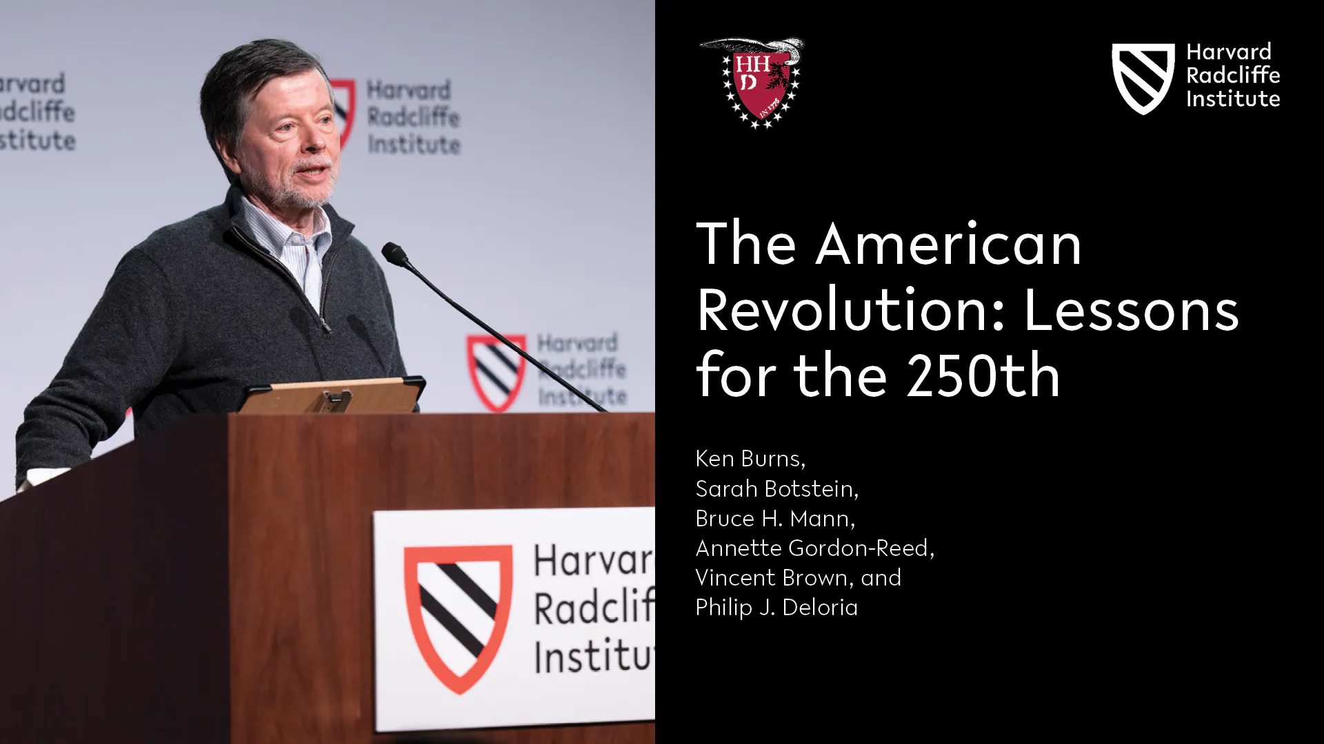 Watch video of The American Revolution: Lessons for the 250th