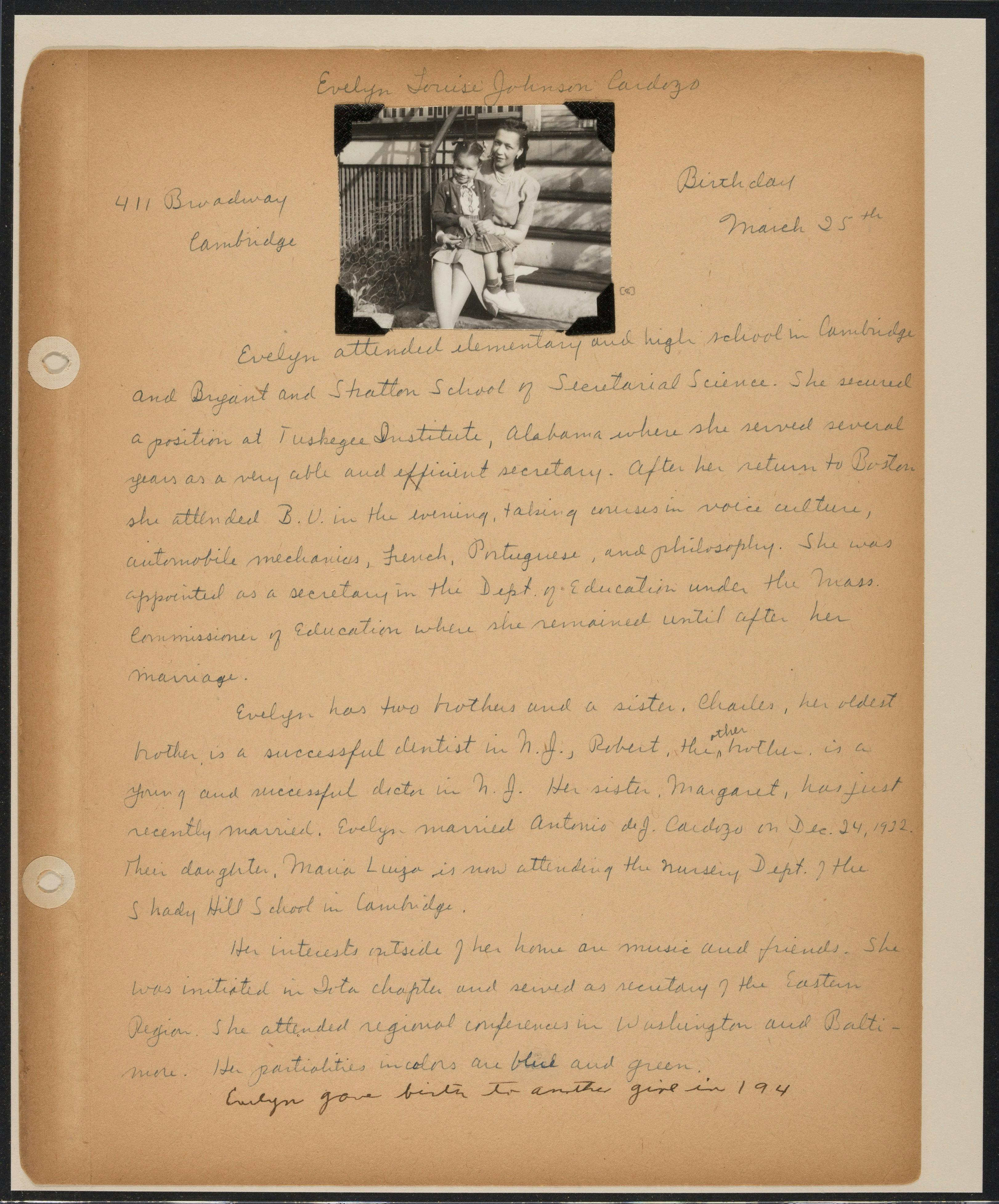 "Iota scrapbook: Report of the Who's Who and Why Committee," 1943; contains biographies and photographs of early members