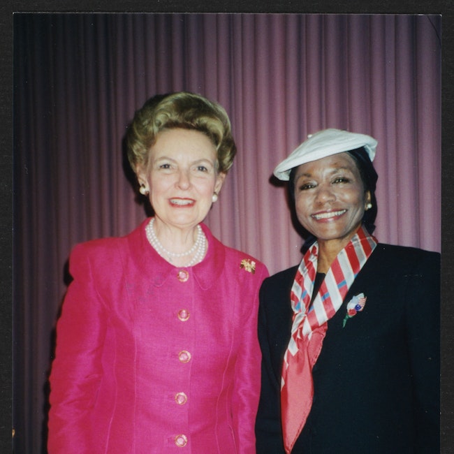 Phyllis Schlafly with Mildred Jefferson