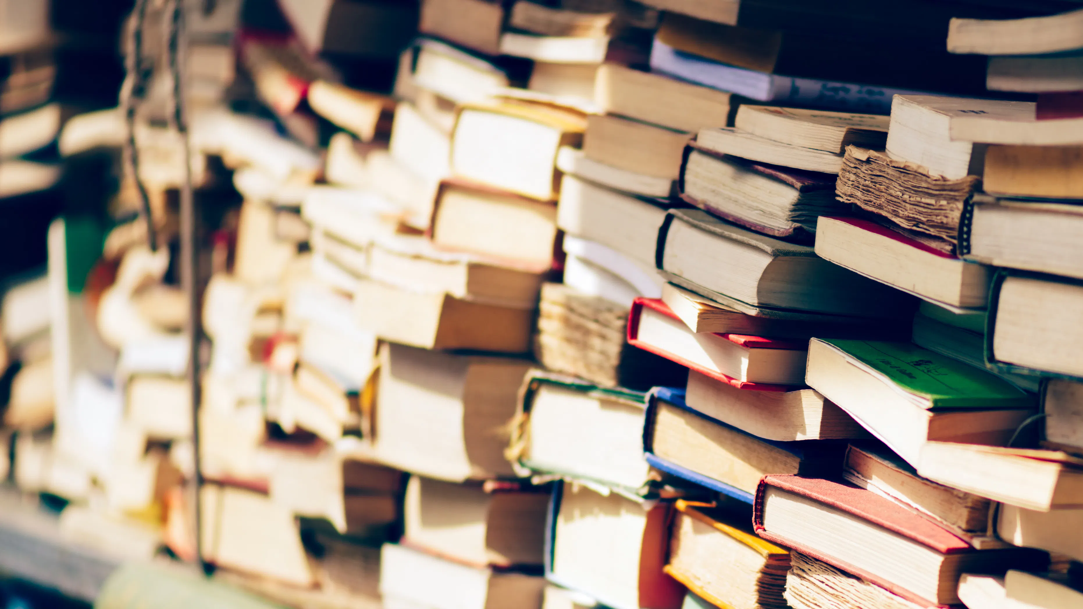 Photo of stack of books