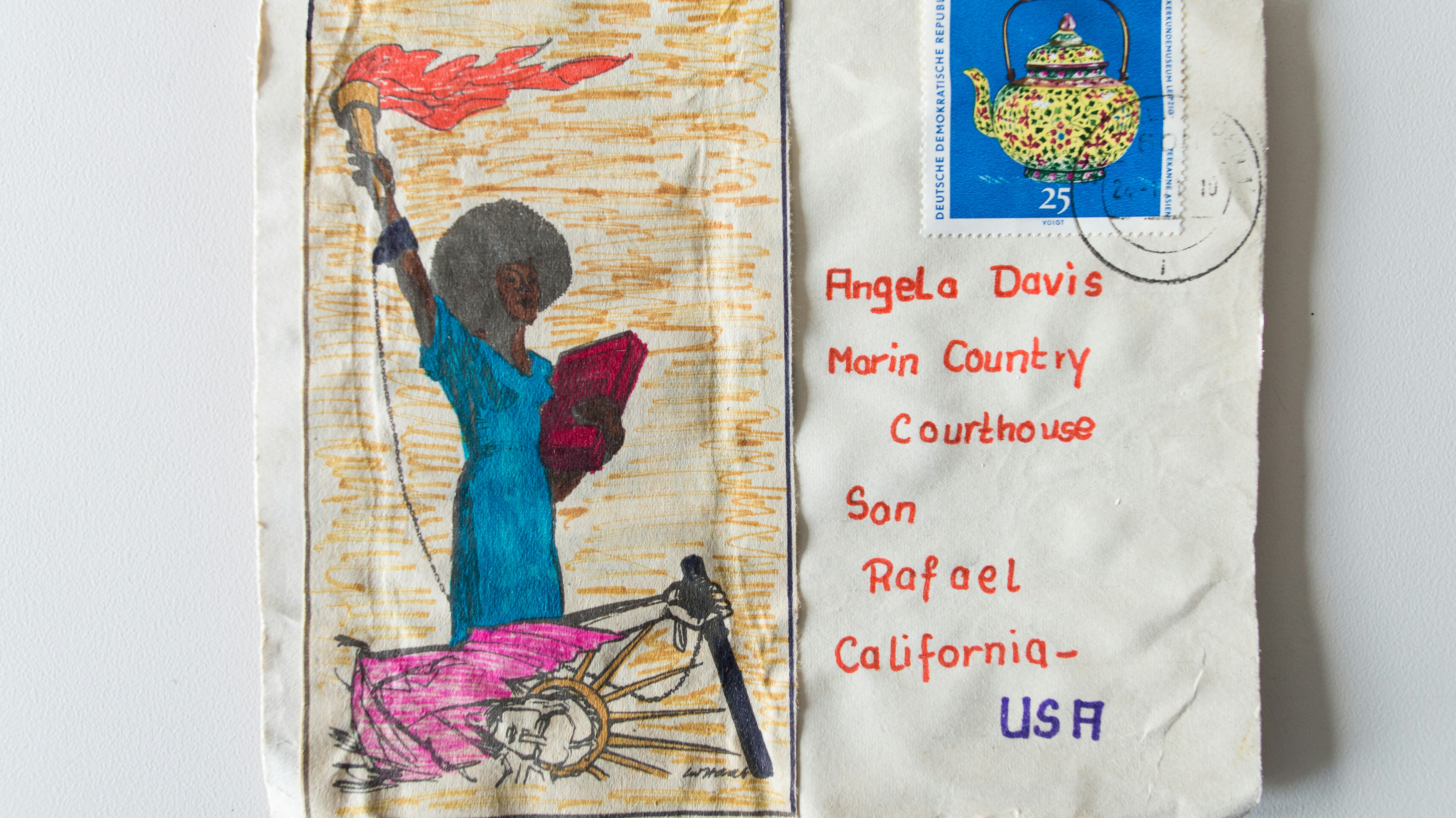 Postcards from the Angela Y. Davis Papers