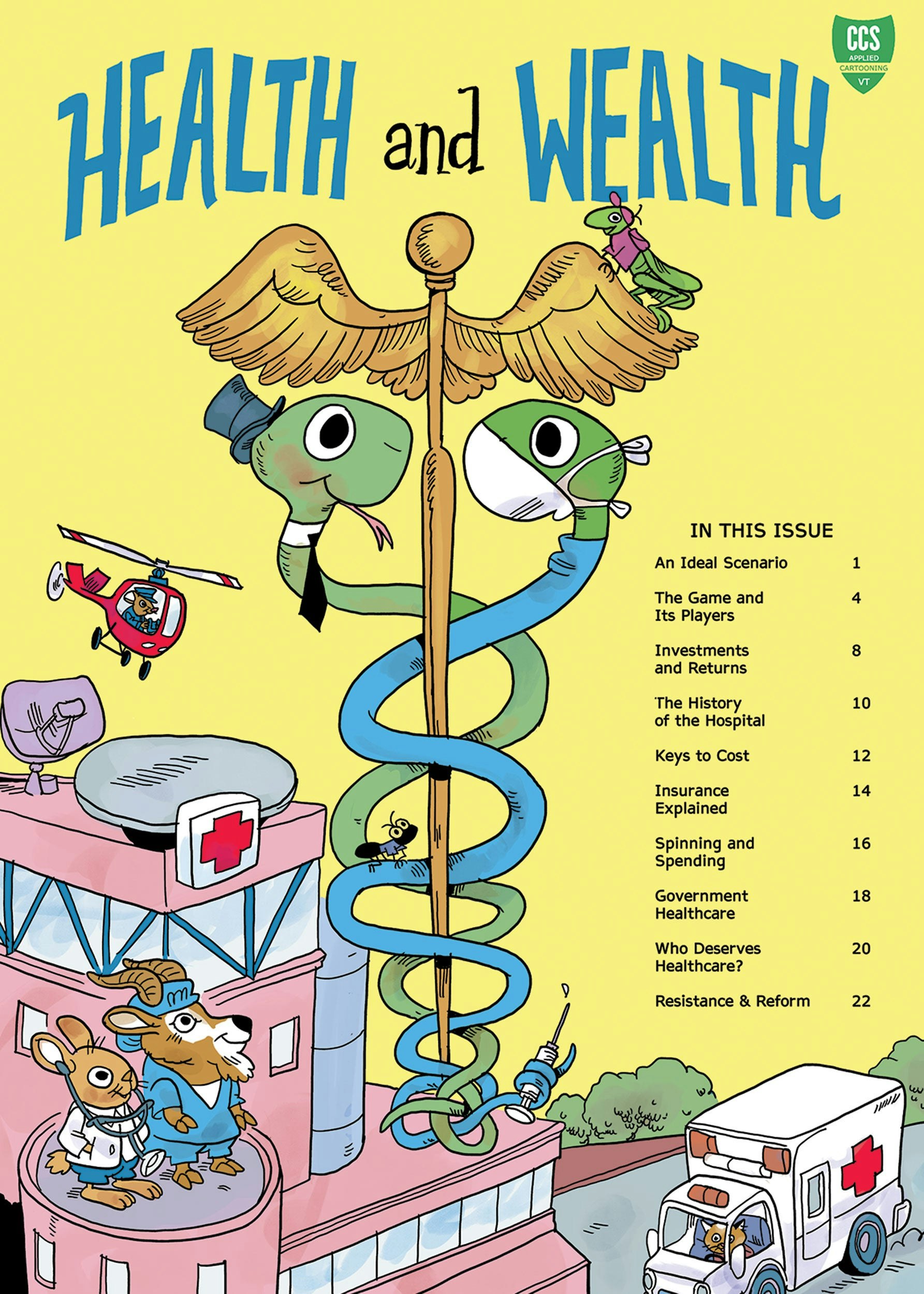 Cover image of the Health and Wealth comic book