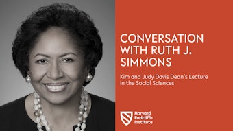 Play video of Conversation with Ruth J. Simmons event