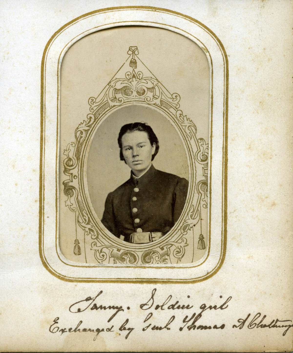 Portrait of Frances Hook in her uniform