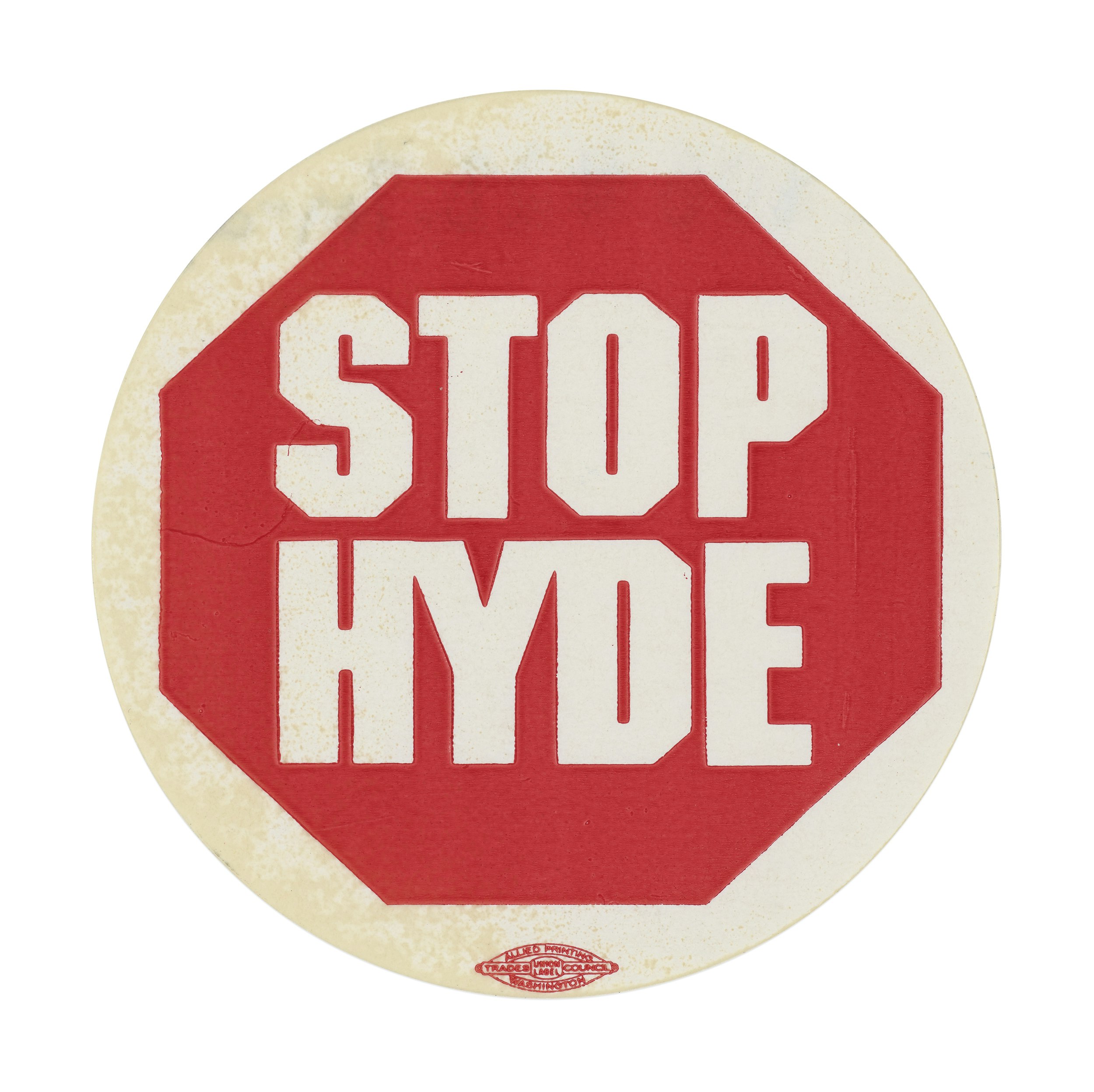 Julia Featheringill Courtesy Stop Hyde Sticker