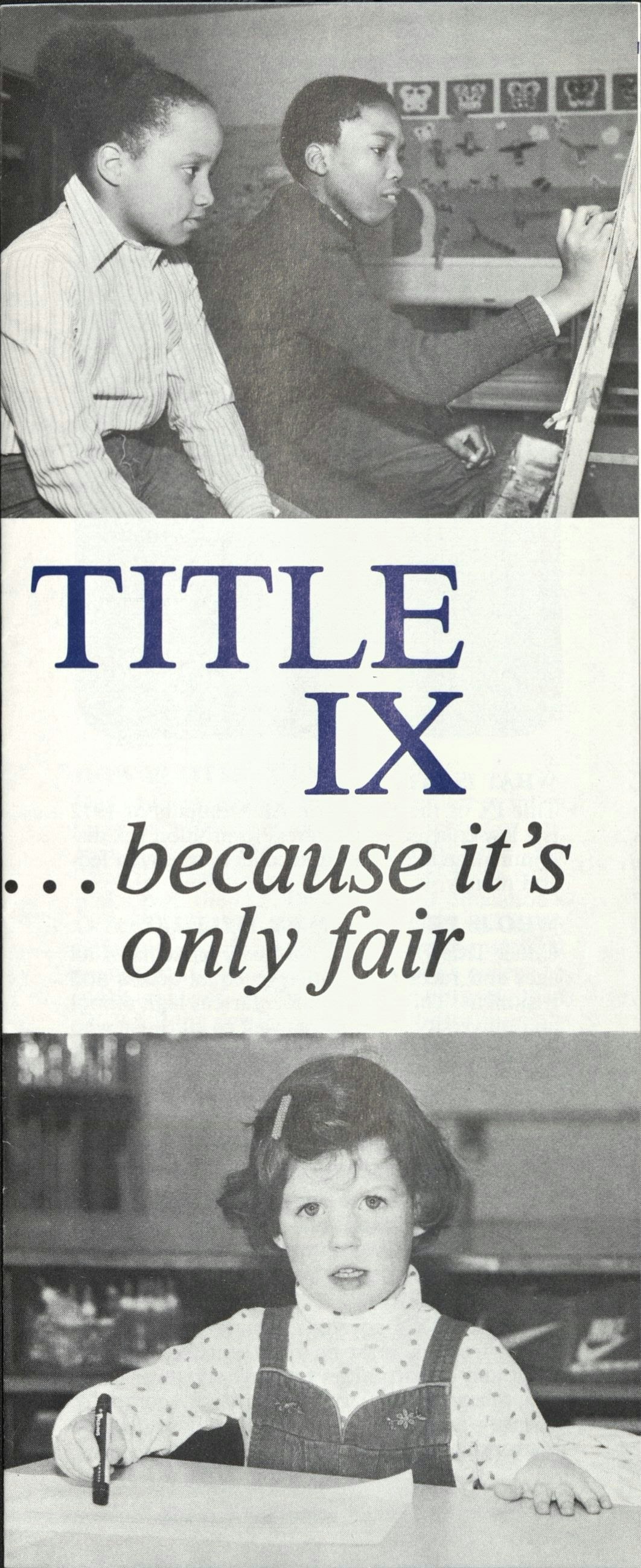 Brochure on Title IX