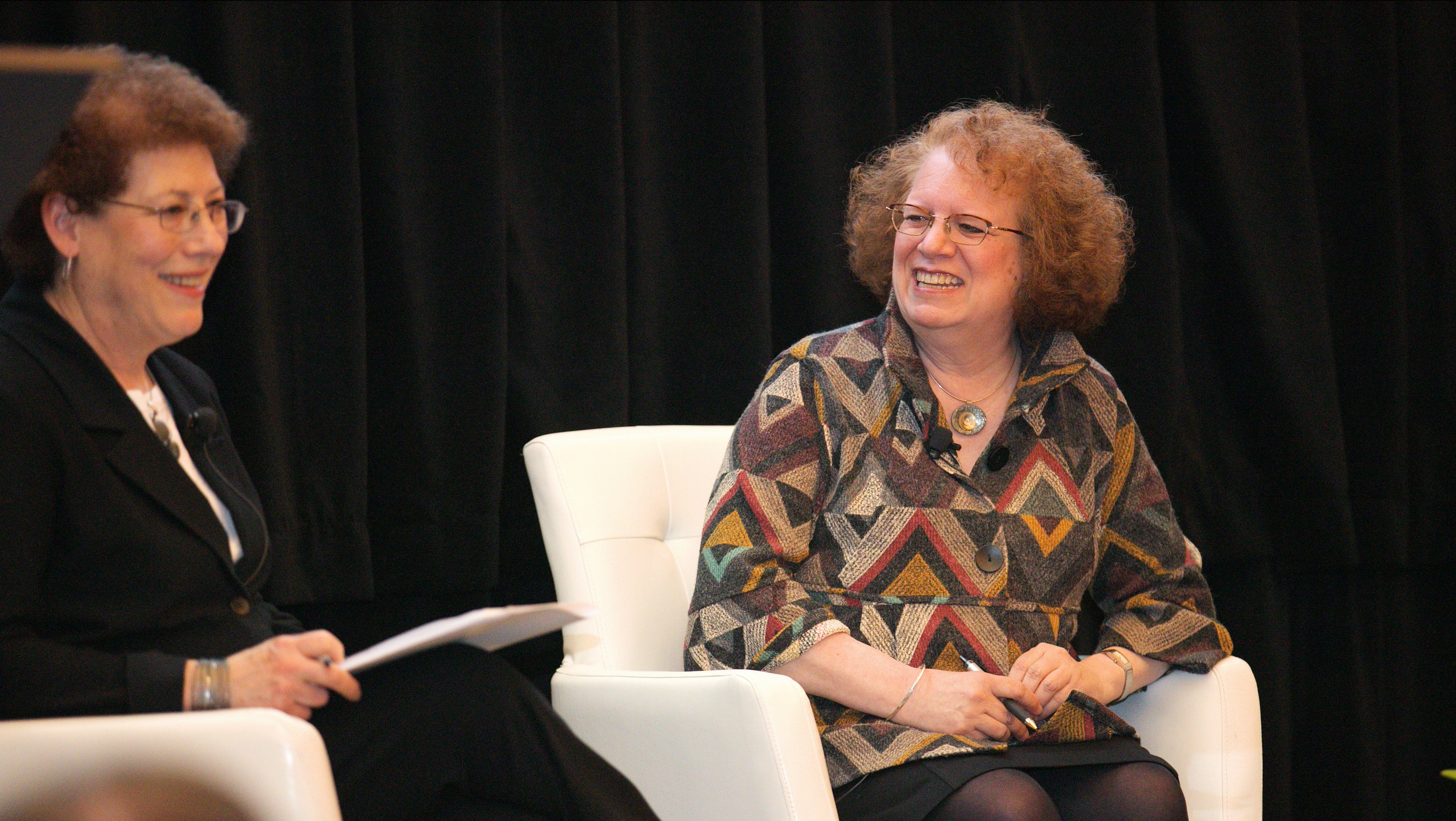 Dean Lizabeth Cohen in conversation with Amy Goldstein.