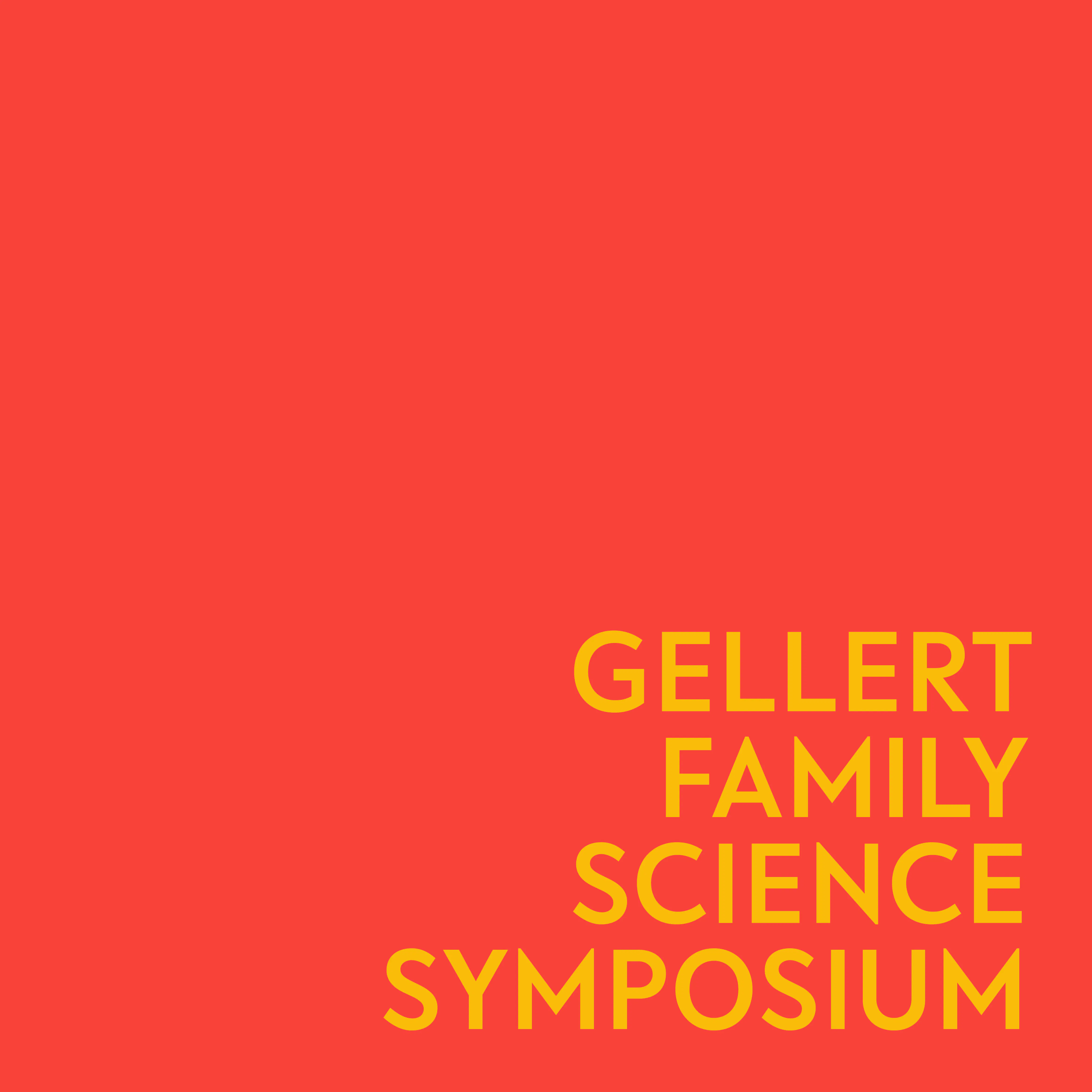 Gellert Family Science Symposium