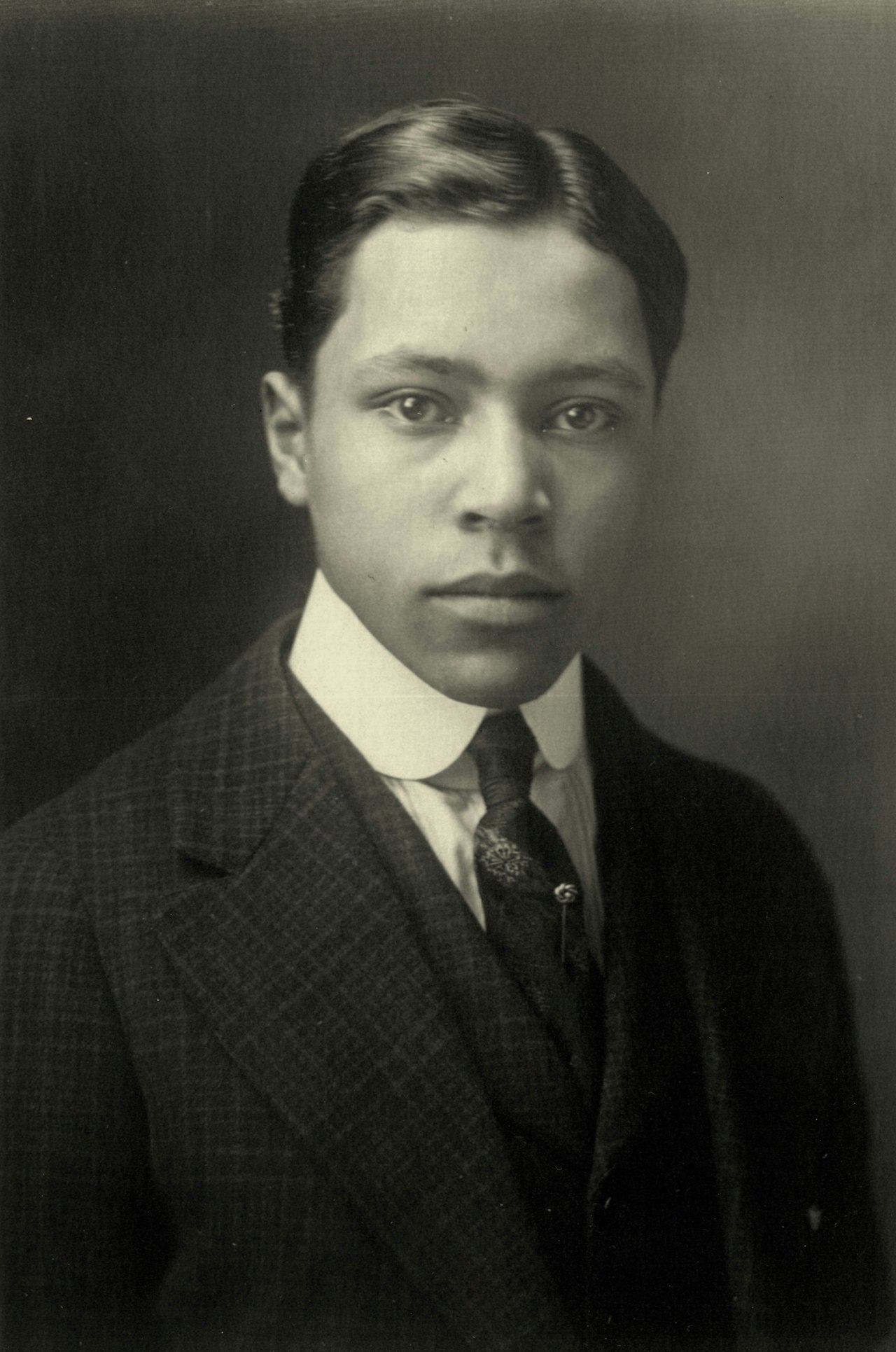 High school portrait of Edwin Jourdain Jr.