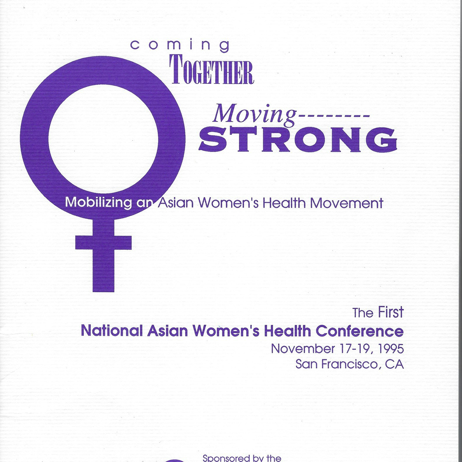 Poster for National Asian Women's Health Conference