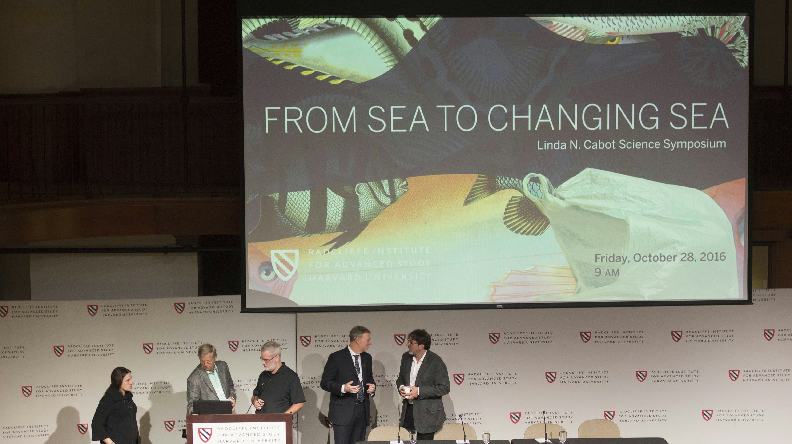 Radcliffe's "From Sea to Changing Sea" science symposium.