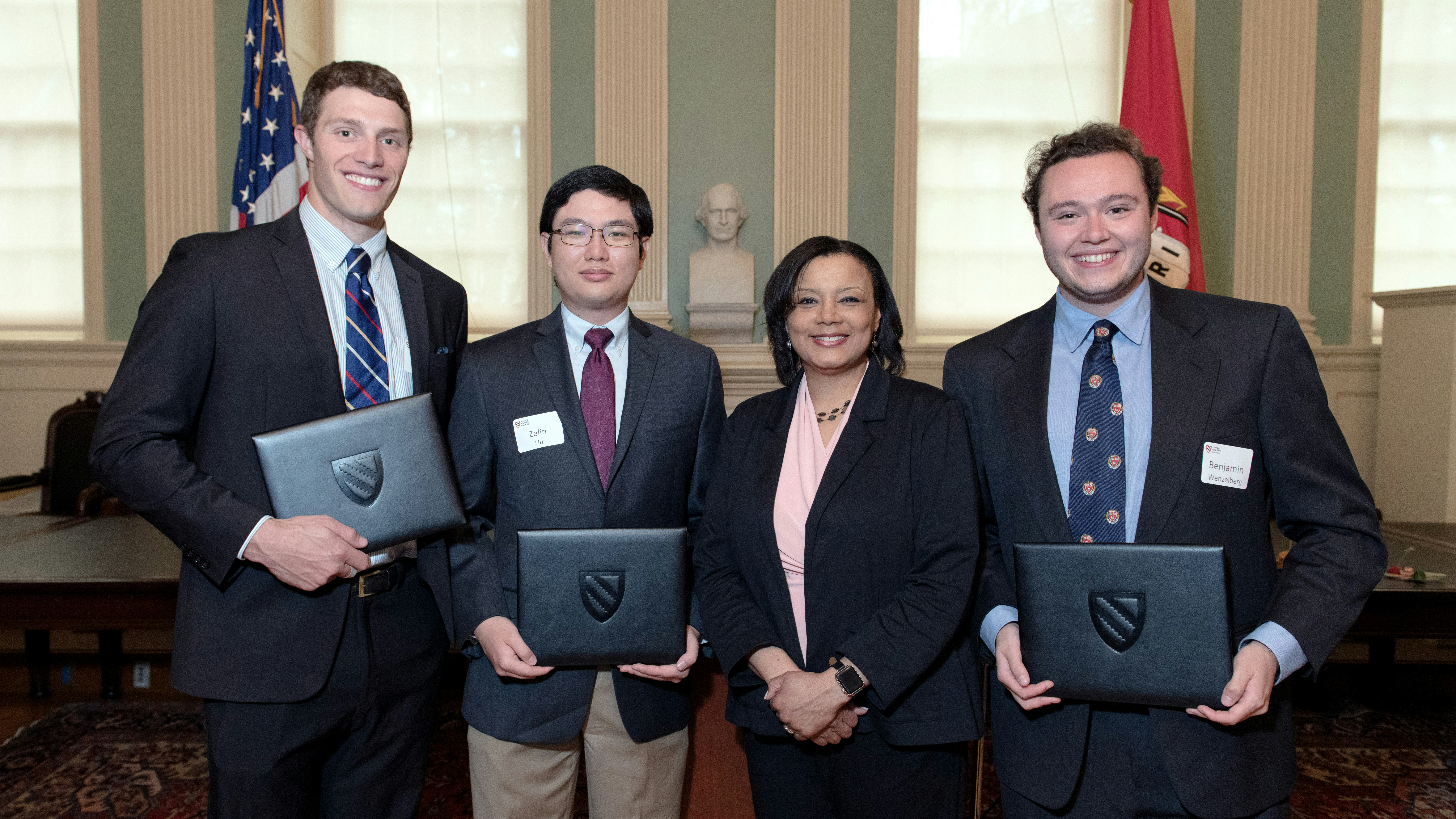 2022 Fay Prize winners with Dean Tomiko Brown-Nagin