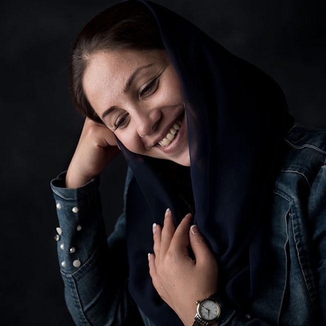 Portrait of Homeira Qaderi
