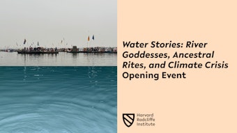 Play video of Water Stories: River Goddesses, Ancestral Rites, and Climate Crisis exhibition opening event