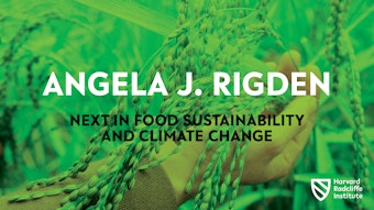 Play video of Next in Food Sustainability and Climate Change | Angela J. Rigden