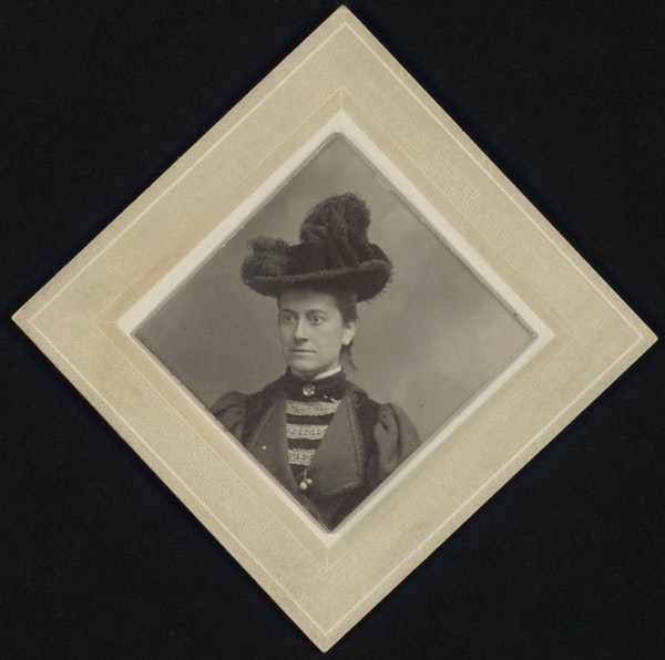 Mrs. Williamina Paton Fleming, Curator of Astronomical Photographs, ca. 1888–1911_courtesy of Schlesinger Library