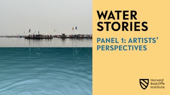 Play video of Water Stories" Panel Discussion 1 of artists' perspectives