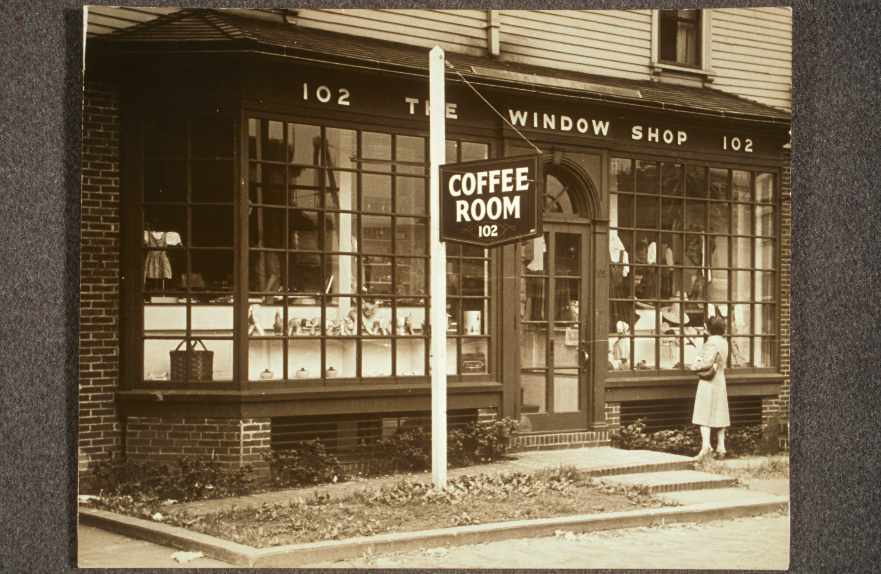 Coffee shop window