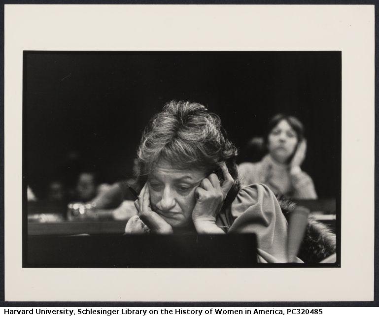 Betty Friedan At United Nations Conference Schlesinger Library Olvwork747620