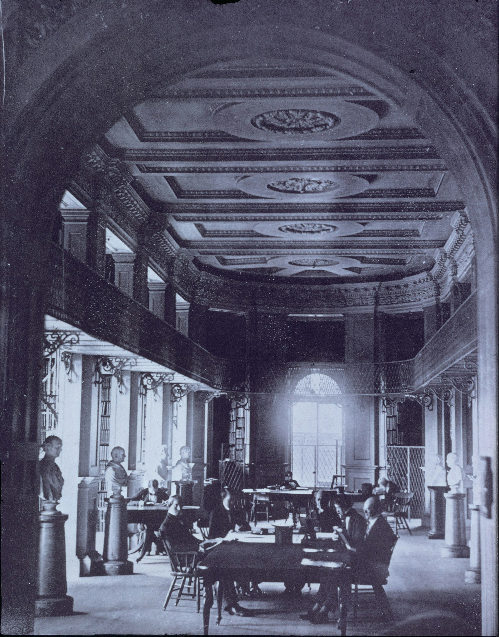 Boston Athenaeum reading room
